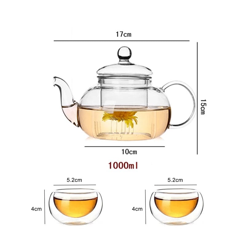 1Teapot 2cups