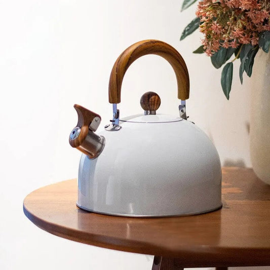 1pc 2.5/3L Liter Stainless Steel Whistle Kettle Thickened Kettle Gas Induction Cooker Universal Kettle Whistle Kettle