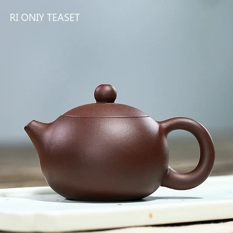 100ml Yixing Boutique Purple Clay Teapots Ball Shaped Infuser Xishi Tea Pot Beauty Kettle Customized Zisha Tea Set Authentic