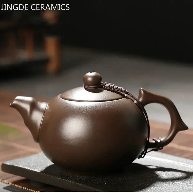 Antique Yixing Purple Clay Teapot Authentic Raw Ore Beauty Pot Household Zisha Tea Infuser Chinese Tea Ceremony Supplies