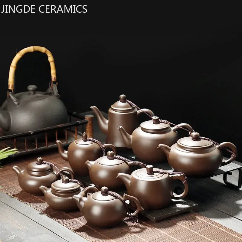 Antique Yixing Purple Clay Teapot Authentic Raw Ore Beauty Pot Household Zisha Tea Infuser Chinese Tea Ceremony Supplies