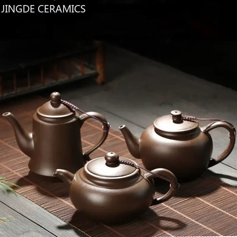 Antique Yixing Purple Clay Teapot Authentic Raw Ore Beauty Pot Household Zisha Tea Infuser Chinese Tea Ceremony Supplies