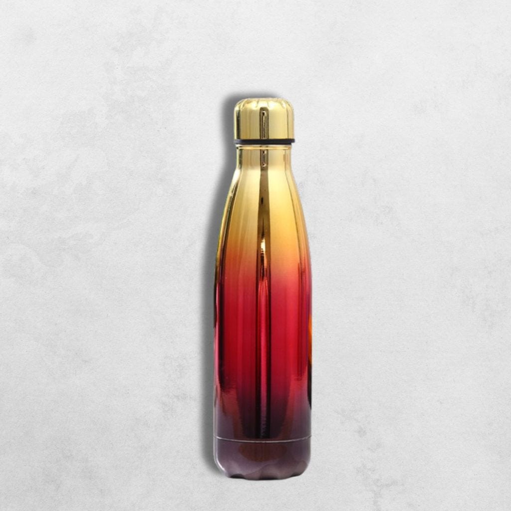 Gourde isotherme Or rouge noir / 500 ml